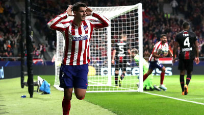 1-0. Morata rescata al Atlético ante el Bayer Leverkusen
