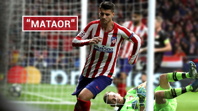 Morata, un gol histórico y balsámico en el mar de dudas rojiblanco