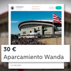 Vecinos del Wanda hacen negocio con espacios públicos de aparcamiento