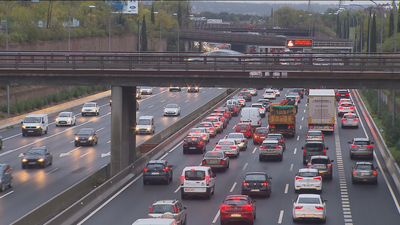 Miércoles de atascos kilométricos en Madrid