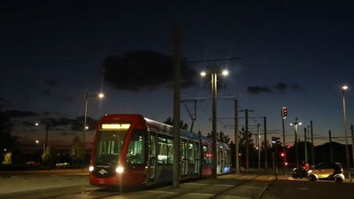 Metro Ligero ilumina su trazado al paso por Boadilla para aumentar la seguridad