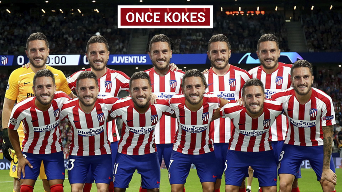 Koke, en horas bajas