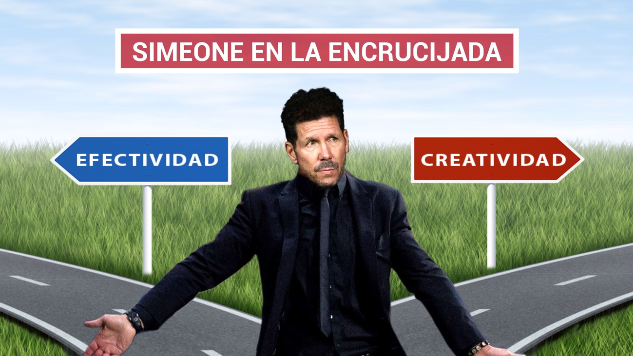Simeone: "La creatividad es buena, pero la practicidad es mejor"