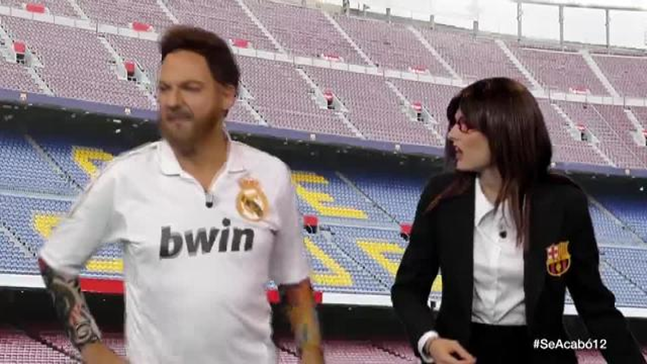 Sergio Ramos la lía y se presenta en el Camp Nou solo