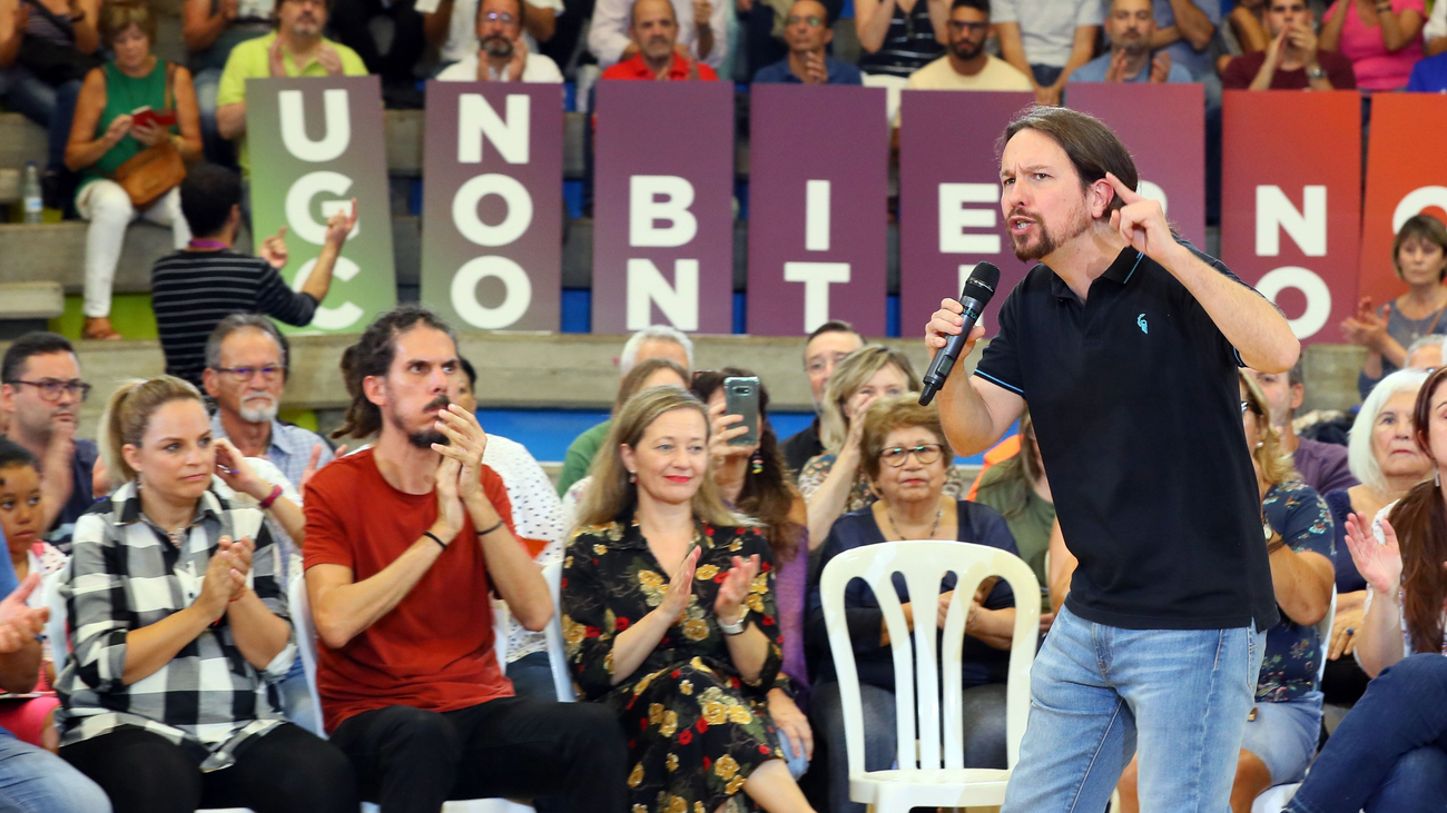 Iglesias asegura que el plan de Sánchez es gobernar con Casado
