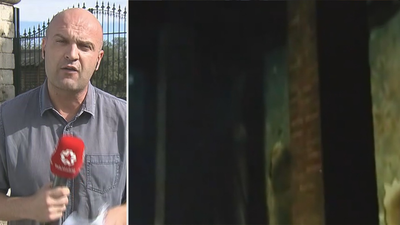 Incendio en uno de los salones del Castillo de Soto de Viñuelas en Tres Cantos