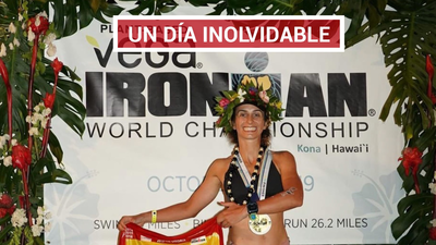 María de la Torre termina el ironman de Hawii