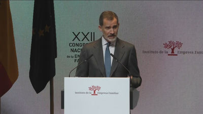 El rey Felipe VI subraya el papel "vertebrador"  de la empresa familiar