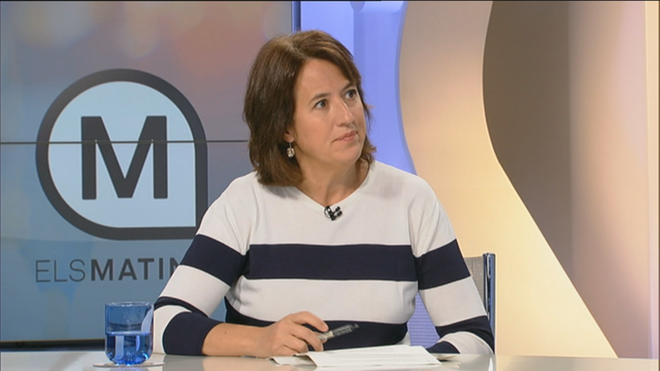 Los altercados violentos "hacen visible el conflicto" catalán, asegura la presidenta de la ANC