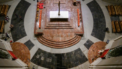 Las imágenes del interior del Valle de los Caídos tras la exhumación de Franco