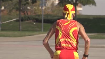 Enrique, el abuelo maratoniano de Alcorcón