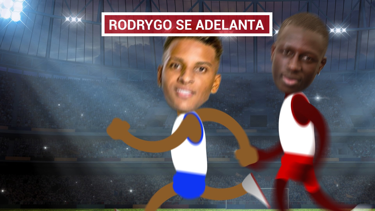 Rodrygo sube como la espuma mientras baja Vinícius