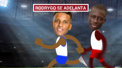 Rodrygo sube como la espuma mientras baja Vinícius