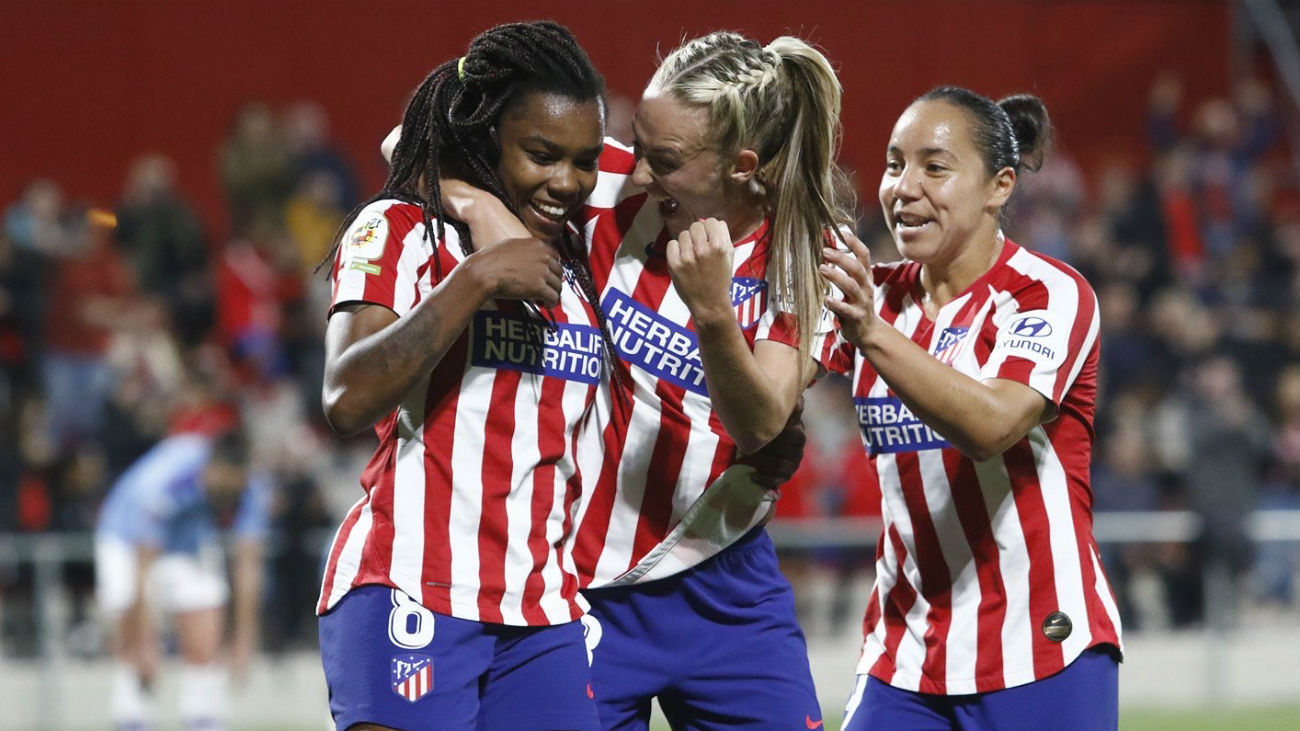 2-1. El Atlético femenino, a cuartos de la Champions