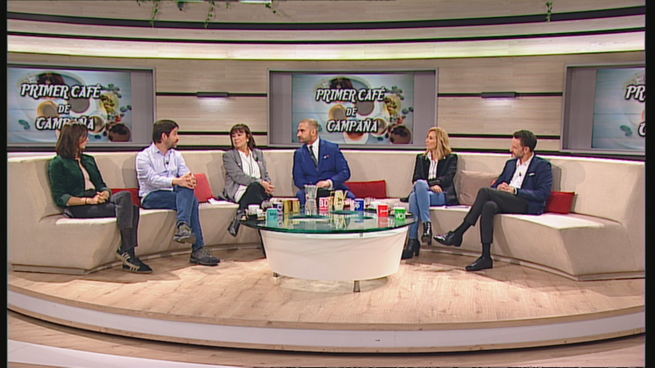 Un café en Telemadrid para estrenar la campaña electoral del 10-N