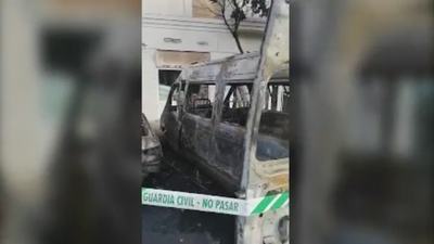 Explota una furgoneta en Villanueva de la Cañada