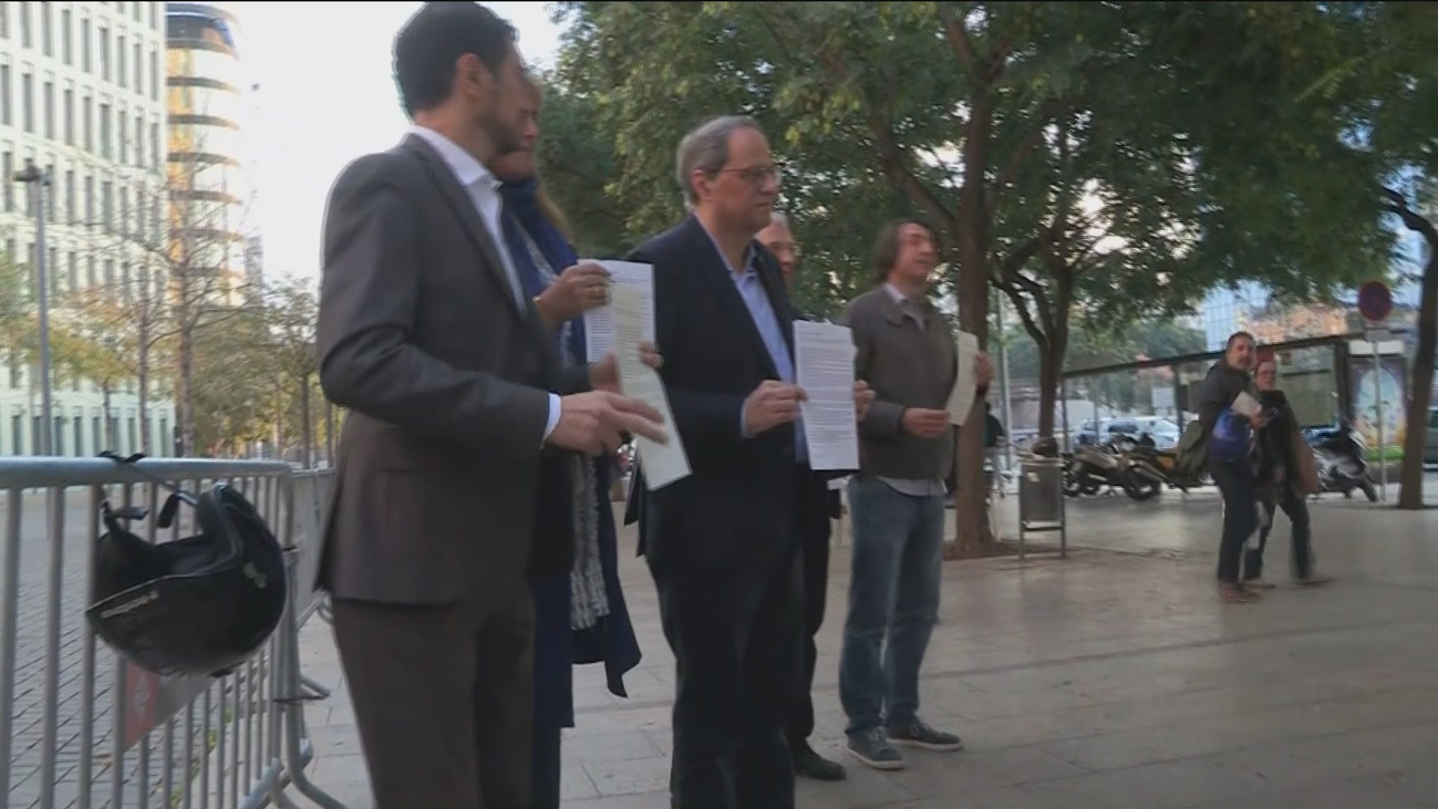 Torra reivindica el derecho de autodeterminación y a la desobediencia