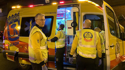 Herido grave un motorista de 23 años accidentado en el túnel de María de Molina