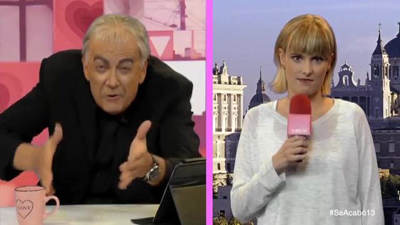 Ferreras se pone a comer kikos en pleno directo