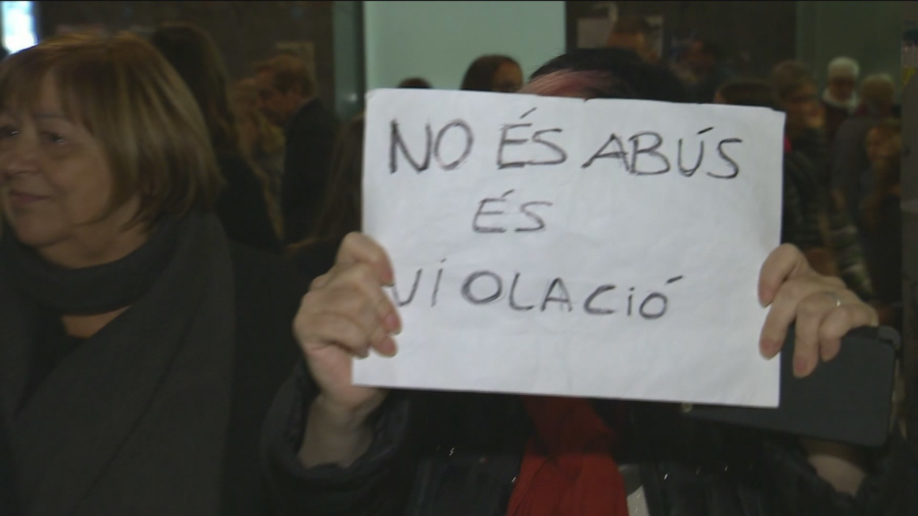 Indignación por el fallo  de la Manada de Manresa