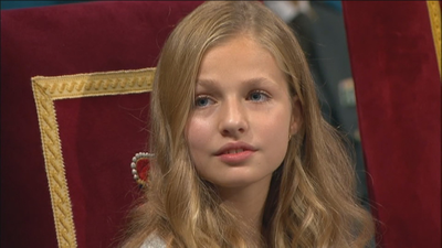 Estreno de la infanta Leonor en Cataluña en la entrega de los premios Princesa de Gerona