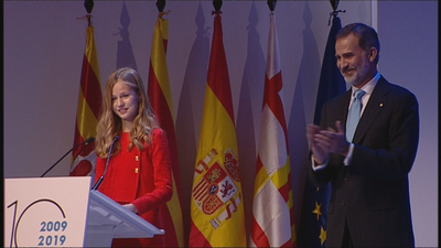 La princesa Leonor, en catalán: "Cataluña siempre ocupará un lugar especial en mi corazón"