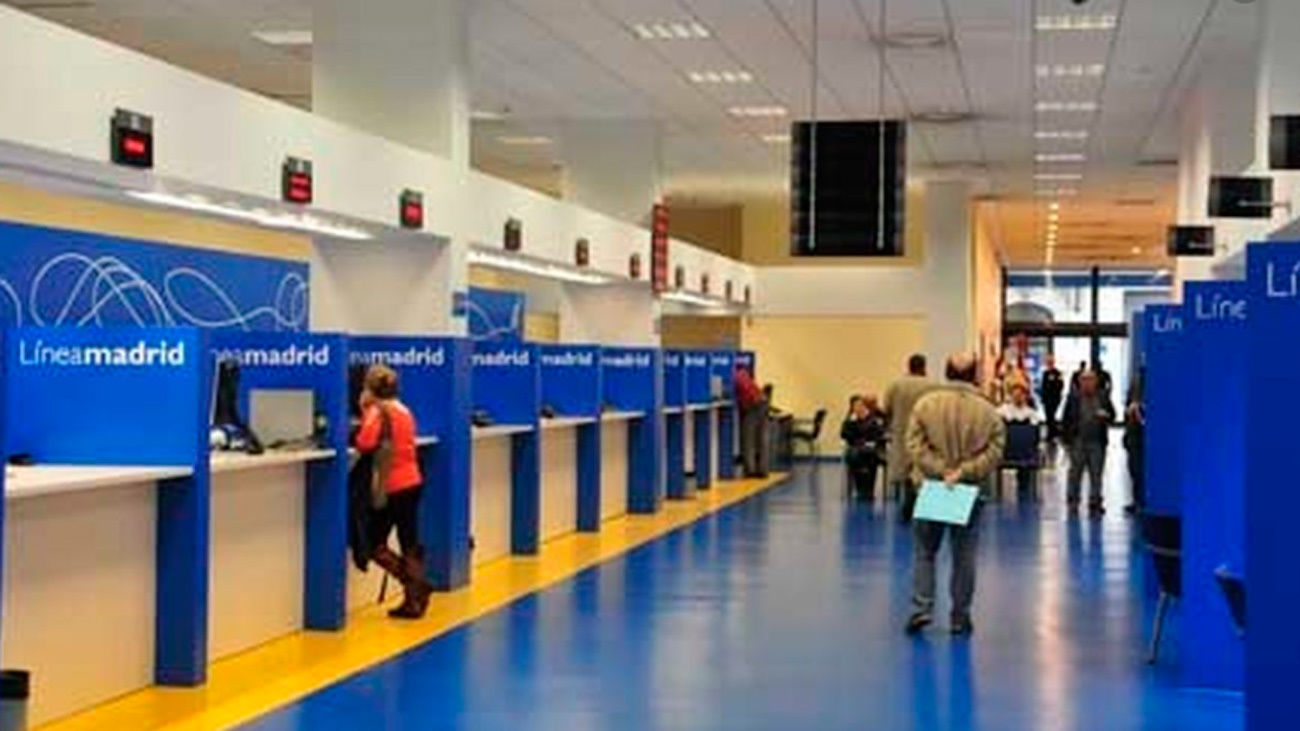 Oficinas de atención al cliente de Línea Madrid