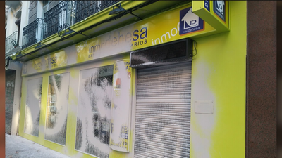 Ataques a las inmobiliarias del barrio de Tetuán
