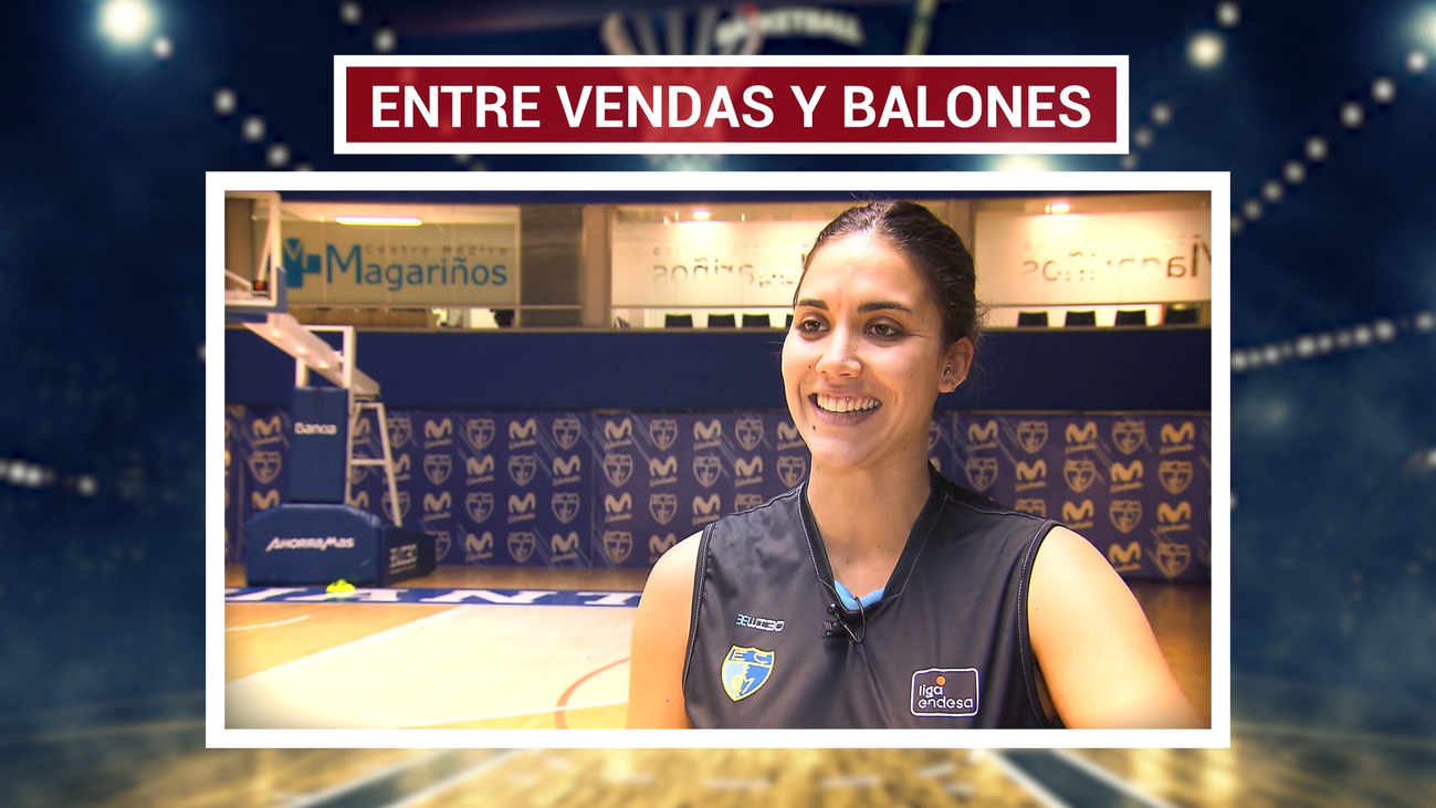 Irene San Román, enfermera y jugadora del Estudiantes