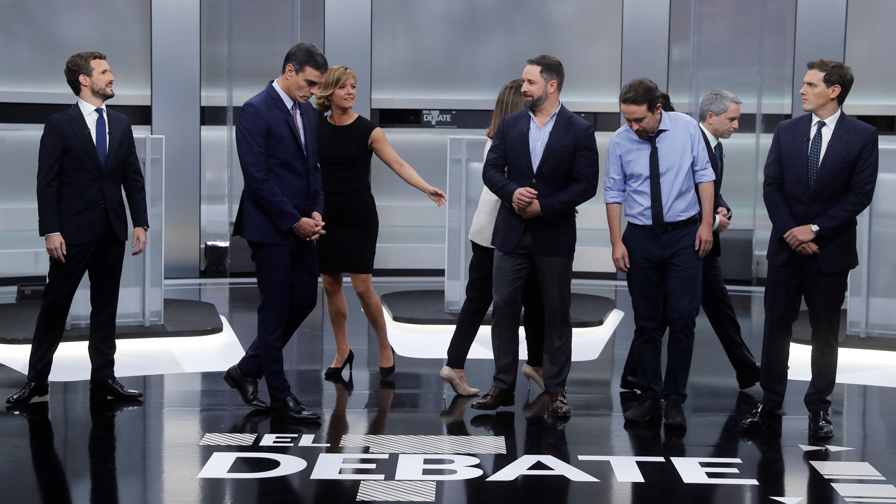 Un debate electoral lleno de gestos y miradas