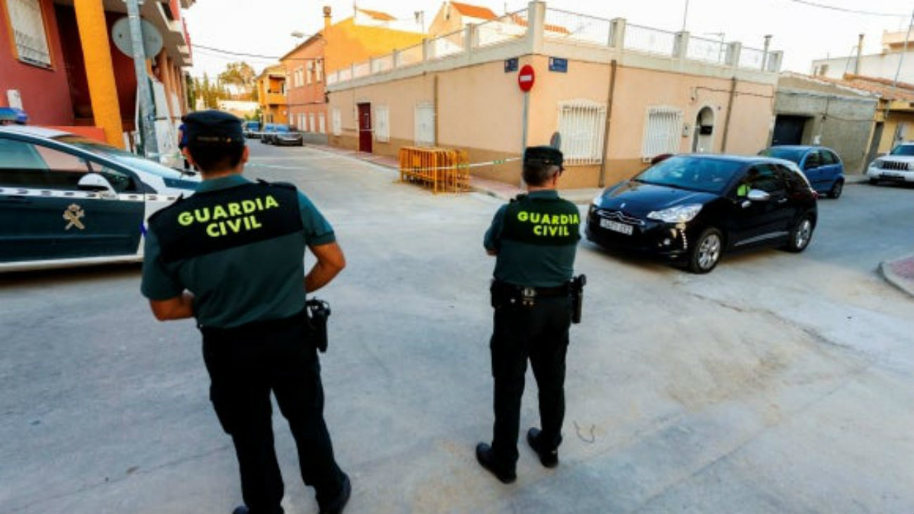 La Guardia Civil en el lugar del suceso