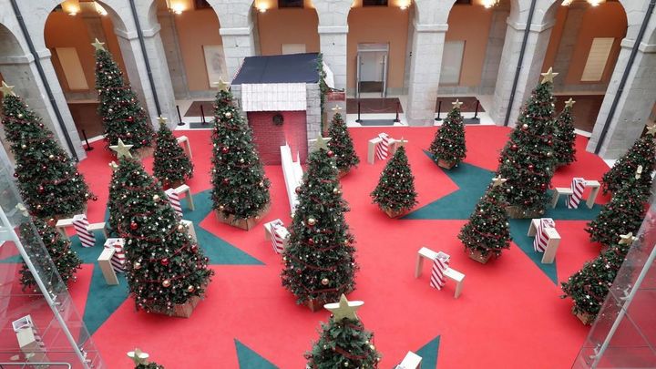 Bosque de los deseos en la Casa Real de Correos