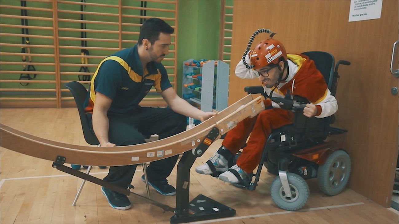 La historia admirable de Javier Martínez, jugador de boccia