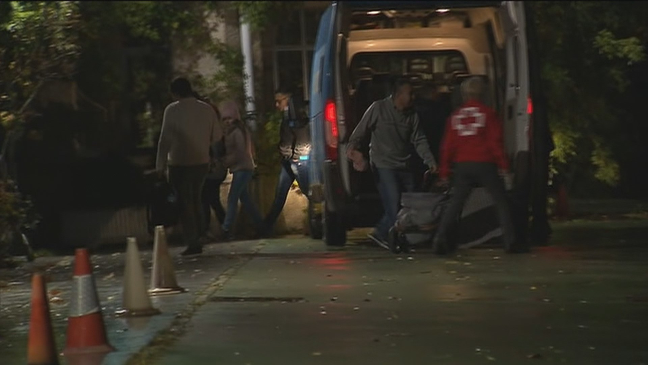 Llegan los primeros 29 refugiados al Centro de La Paloma en Cercedilla