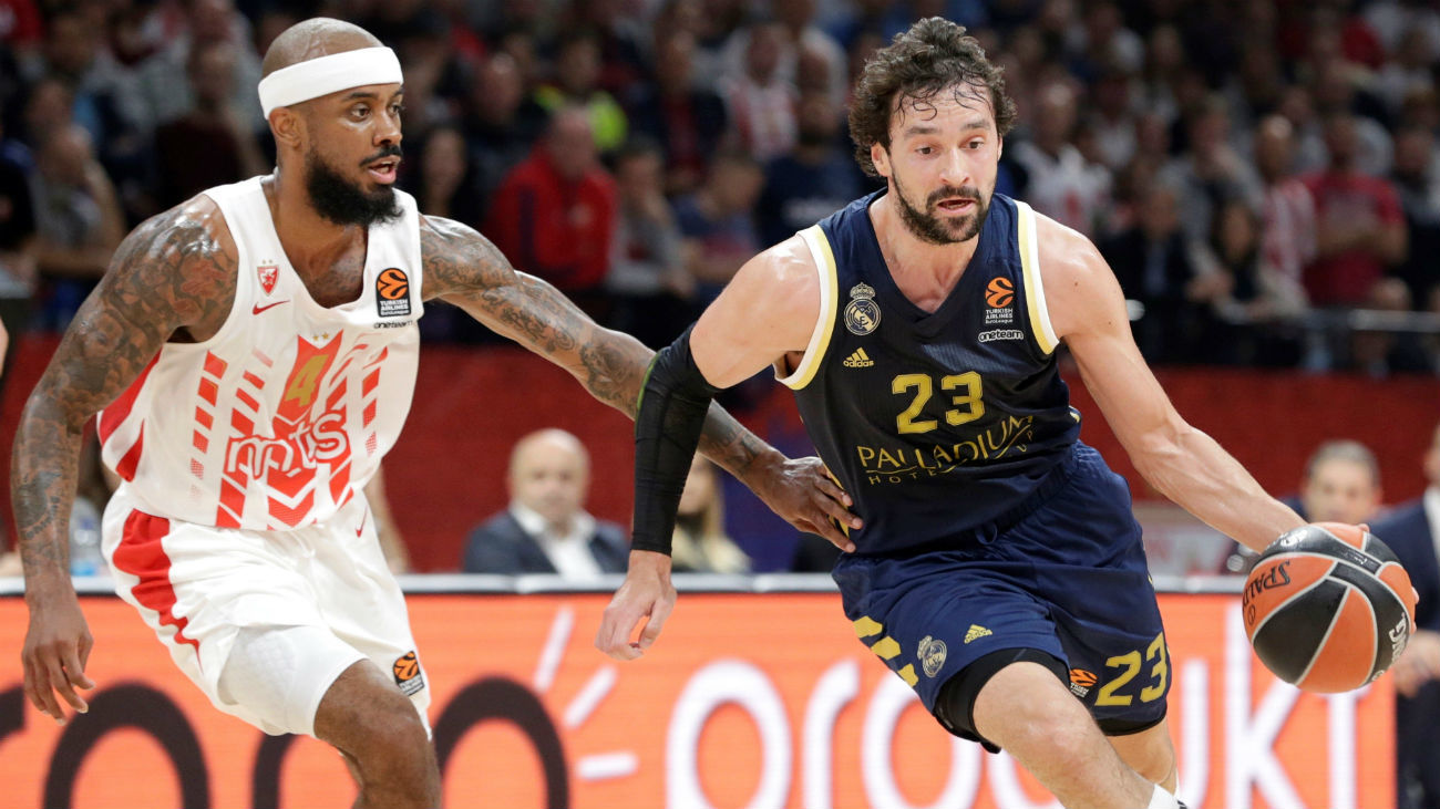 Sergio Llull ante el Estrella Roja