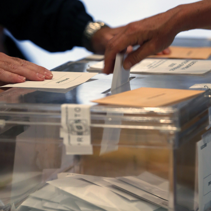 La participación del 10-N a las 14.00 horas es del 37,83%