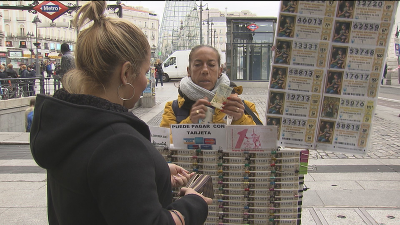 Multas a los loteros de la Puerta del Sol