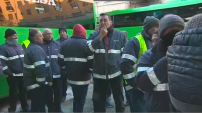 Vuelve la huelga de autobuses de la empresa Irubus en la Sierra Oeste de Madrid