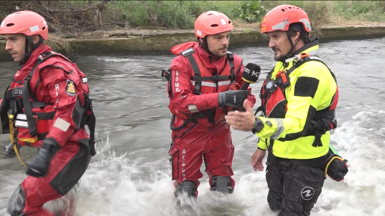 Así actúan los Bomberos de la Comunidad en caso de riada