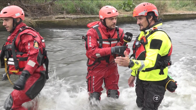 Así actúan los Bomberos de la Comunidad en caso de riada