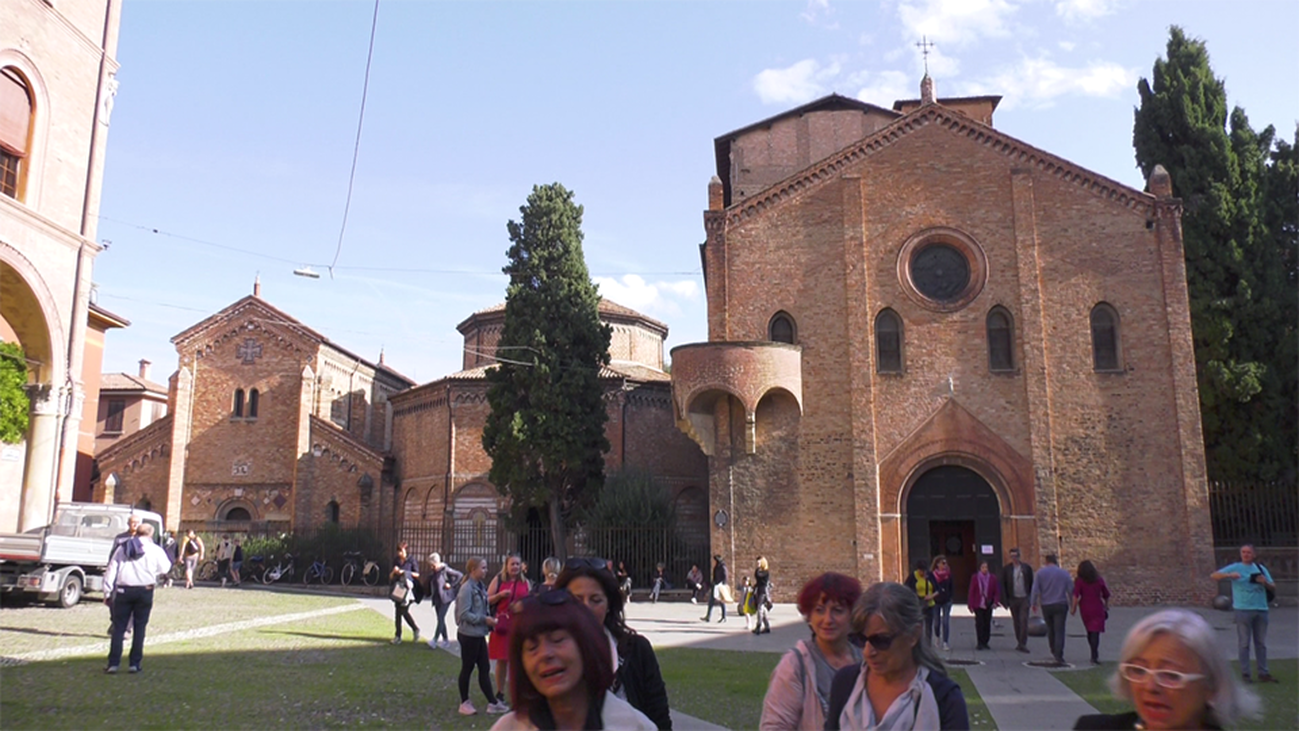 Recorremos la Piazza della Sete Quiese