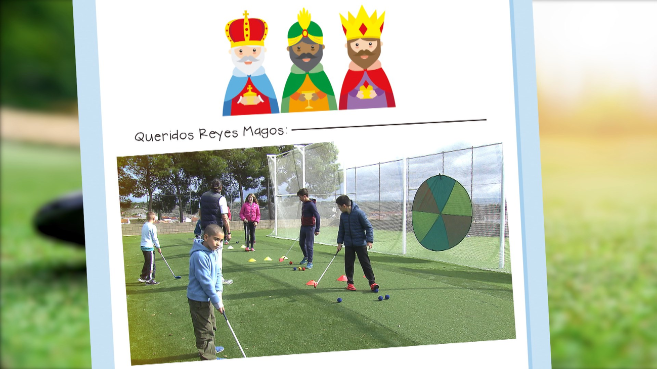 El golf, gracias a unos niños, es el deporte rey en Brea del Tajo