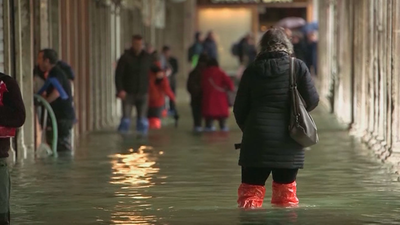 Venecia sufre la segunda peor inundación de su historia