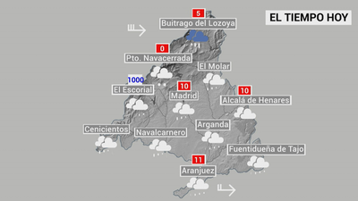 Alerta en la sierra por nieve y rachas muy fuertes de viento