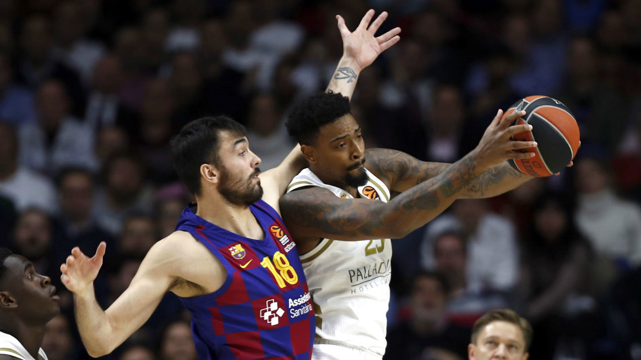 86-76. El Real Madrid echa el freno al Barça de Euroliga