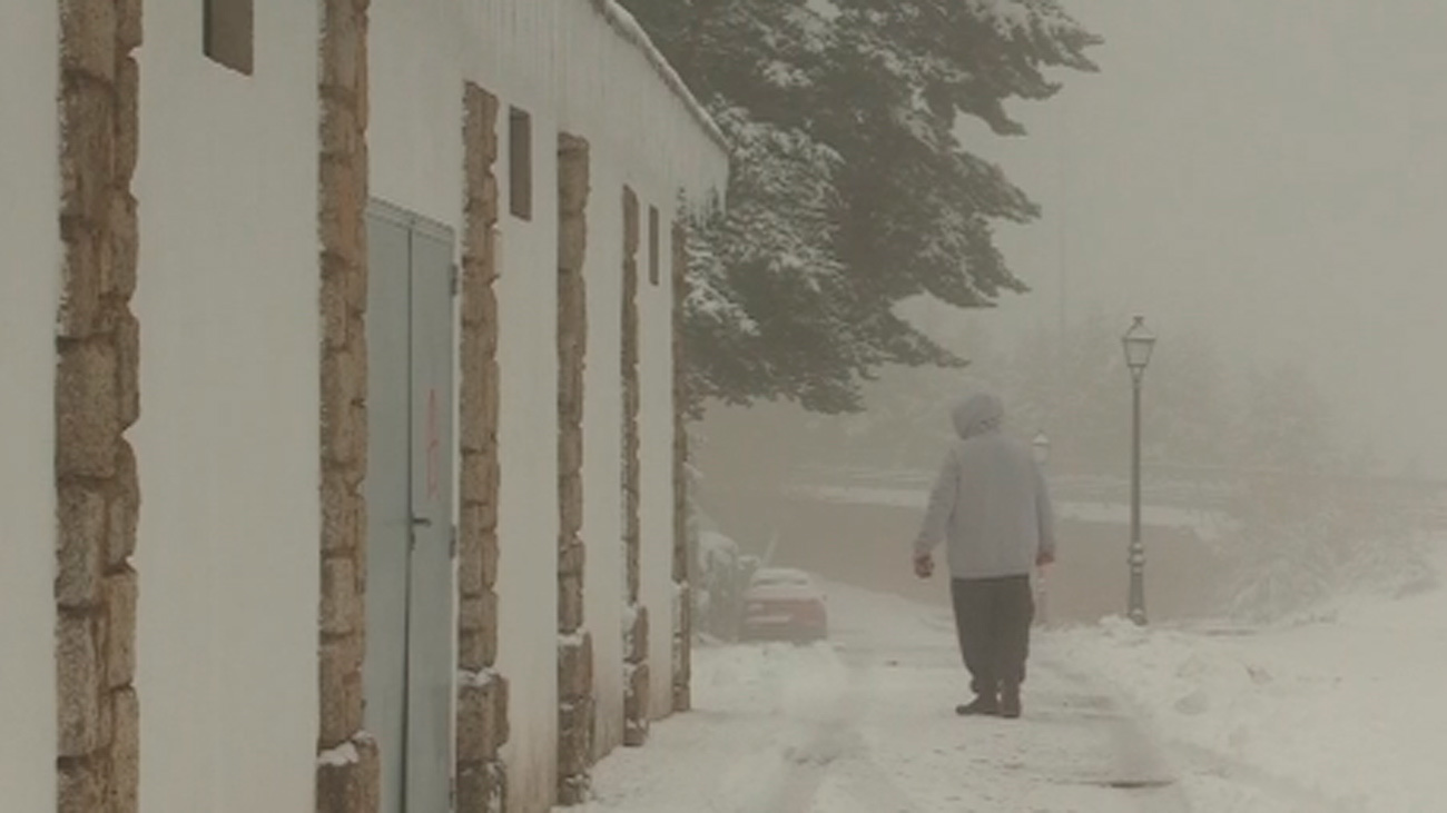 Nieve en los pueblos de la Sierra de Madrid