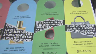 Guerra en Madrid contra los productos falsificados