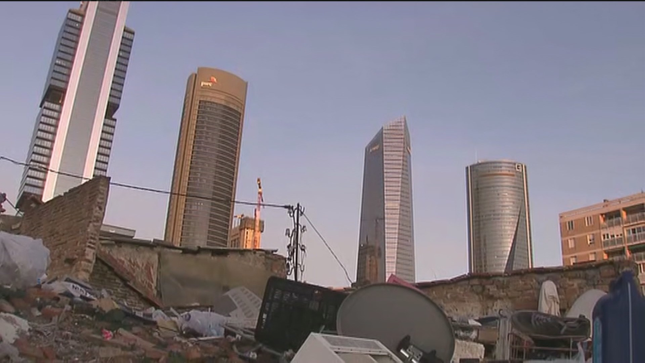 Crece un nuevo asentamiento chabolista cerca de la estación de Chamartín