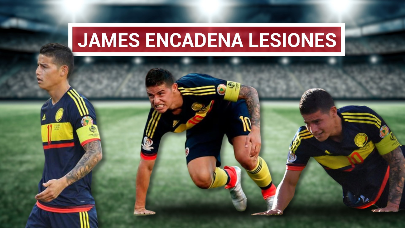 James vuelve a lesionarse