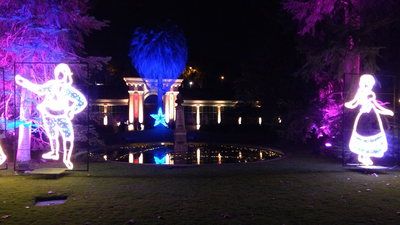 El Jardín Botánico se ilumina por Navidad